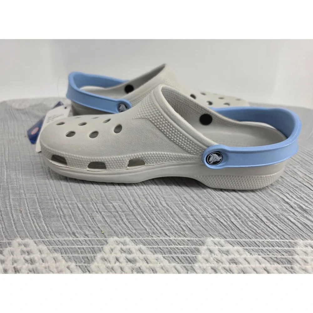 UNC North Carolina Tar Heels Crocs Classic Clogs Pearl Blue Mens 8-9 W 10-11